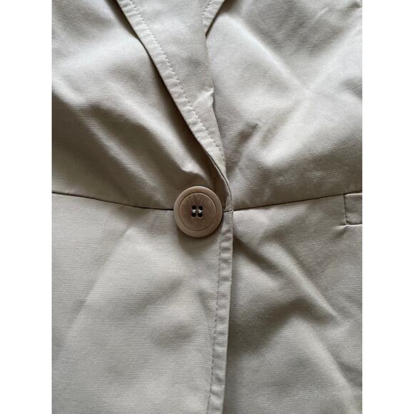 ANN TAYLOR LOFT, SIZE 10, BLAZER JACKET, KHAKI COLORED - Picture 6 of 6